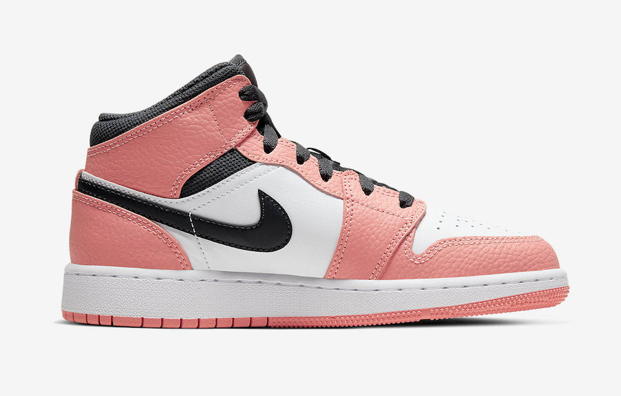 Air Jordan 1 Mid GS "Pink-Quartz"