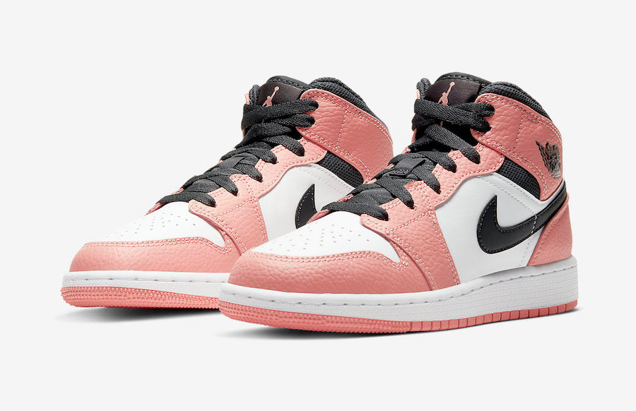 Air Jordan 1 Mid GS "Pink-Quartz"