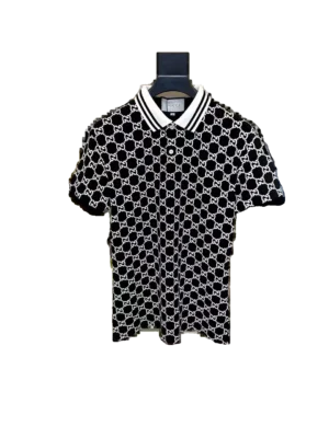 Gucci | "Polo Negro [Mangas Cortas]"