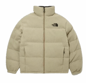 Chaqueta de plumas The North Face Cream