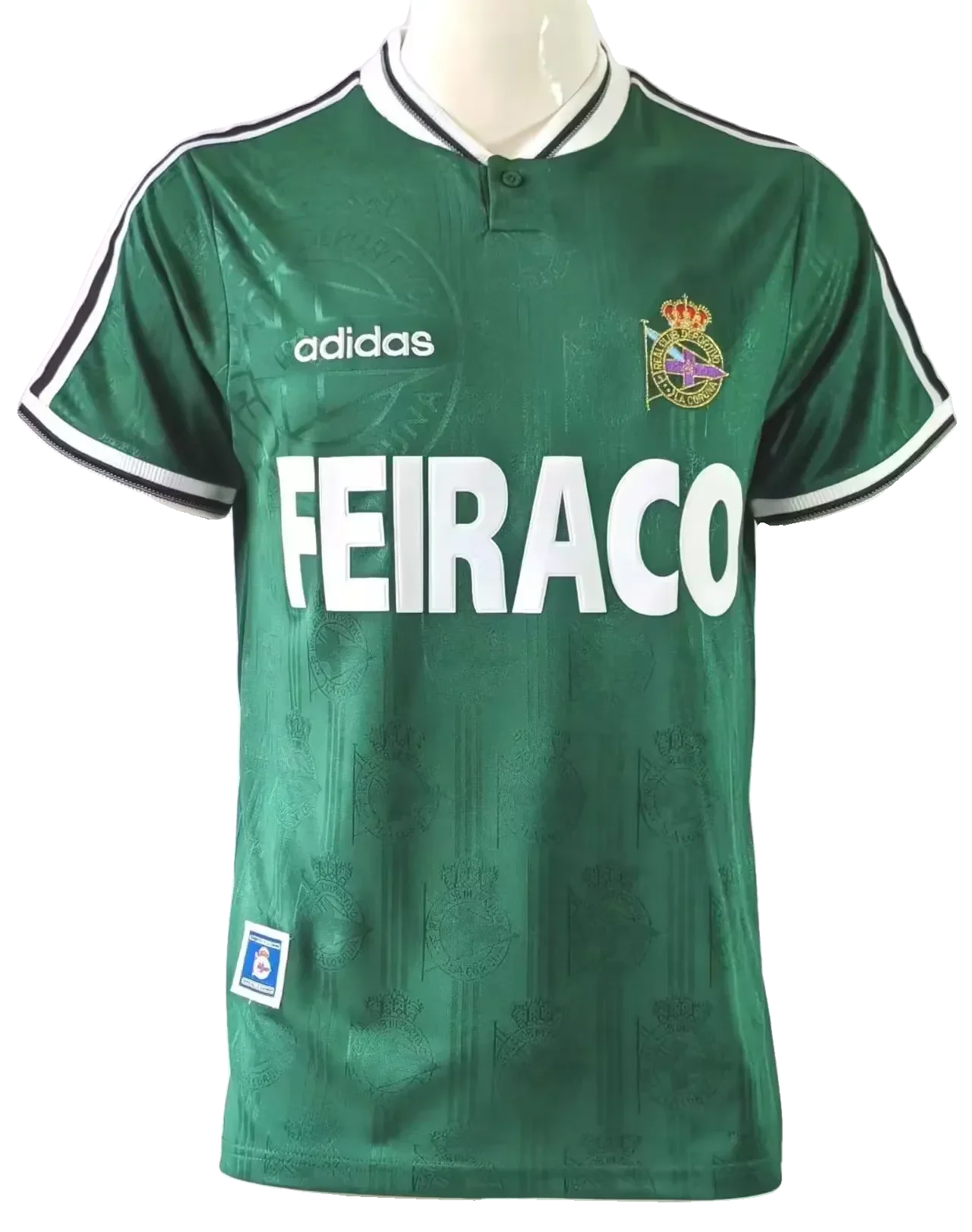 Camiseta Manga C "Retro 99-00 Deportivo de La Coruna Green"