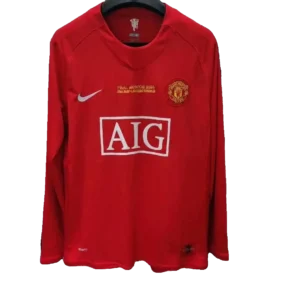 Camiseta Manga C "Retro 07-08 Manchester"
