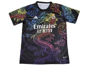 Camiseta Manga C "24-25 Real Madrid Black Dragon"