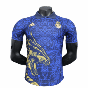 Camiseta Manga C "24-25 Real Madrid Blue Dragon POLO"