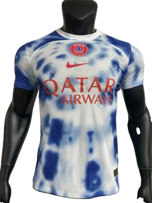 Camiseta Manga C "Paris Blue White"
