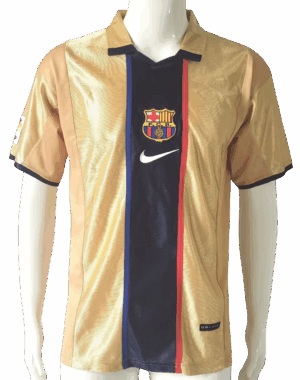 Camiseta Manga C "Retro 01-02 Barcelona"