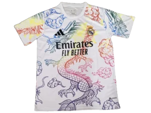Camiseta Manga C "24-25 Real Madrid White Dragon"