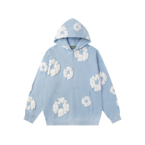 Sudadera Denim Tears "Baby Blue with White Flowers"