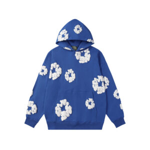 Sudadera Denim Tears "Electric Blue with Flowers"