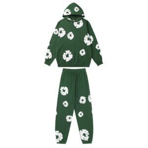 Conjunto Denim Tears "Olive Green with Flowers"