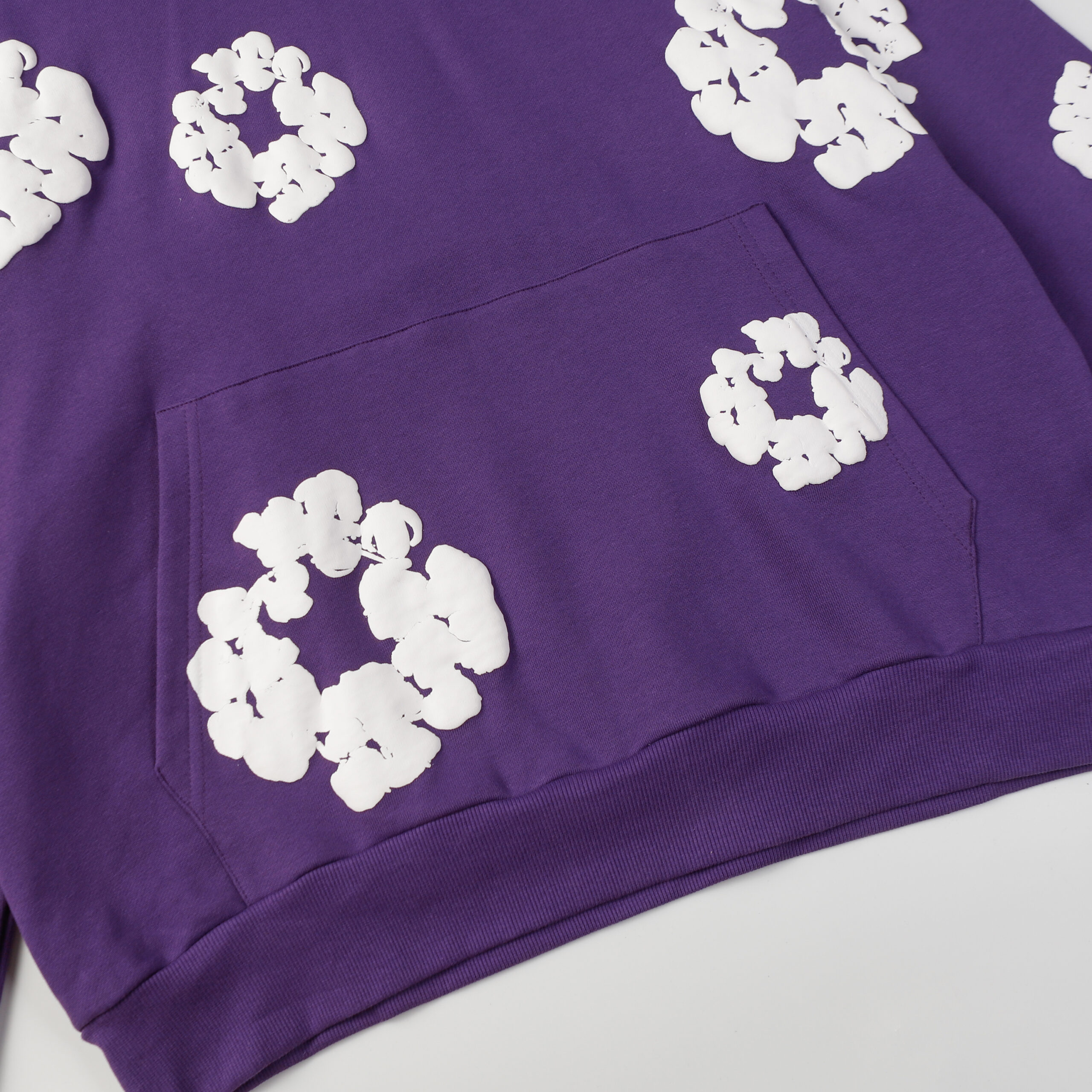 Sudadera Denim Tears "Light Lilac with Flowers" - Imagen 5