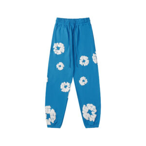 Pantalón Denim Tears "Electric blue with Flowers"