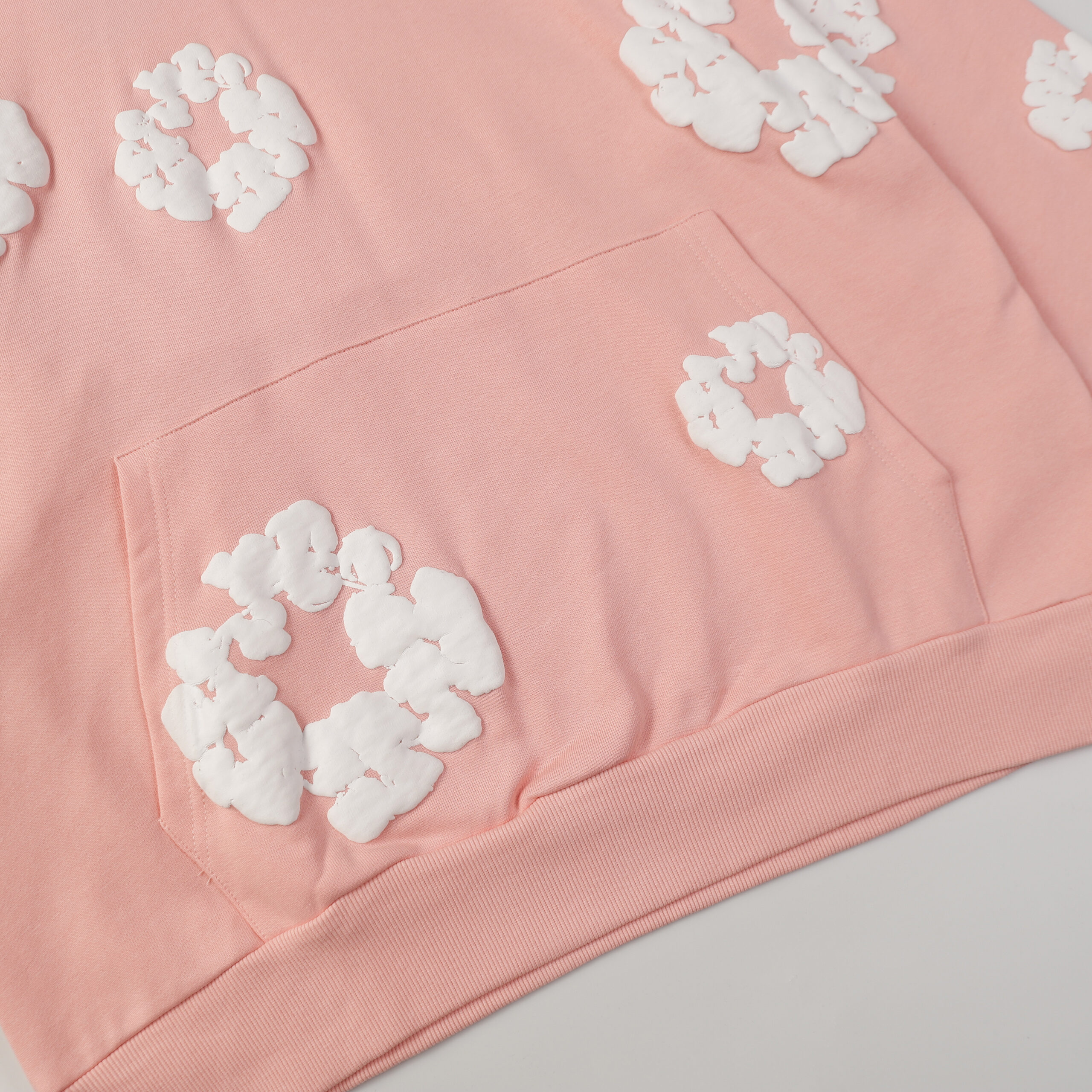 Sudadera Denim Tears "Pale Pink with Flowers" - Imagen 5