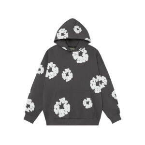 Sudadera Denim Tears "Dark Gray with Flowers"