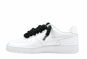 Nike Air Force 1 "White & Black Braids"