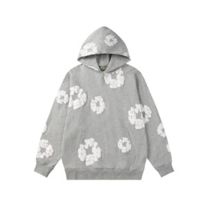 Sudaderas Denim Tears "Light Gray with Flowers"