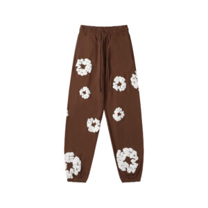 Pantalón Denim Tears "Chocolate Brown with Flowers"
