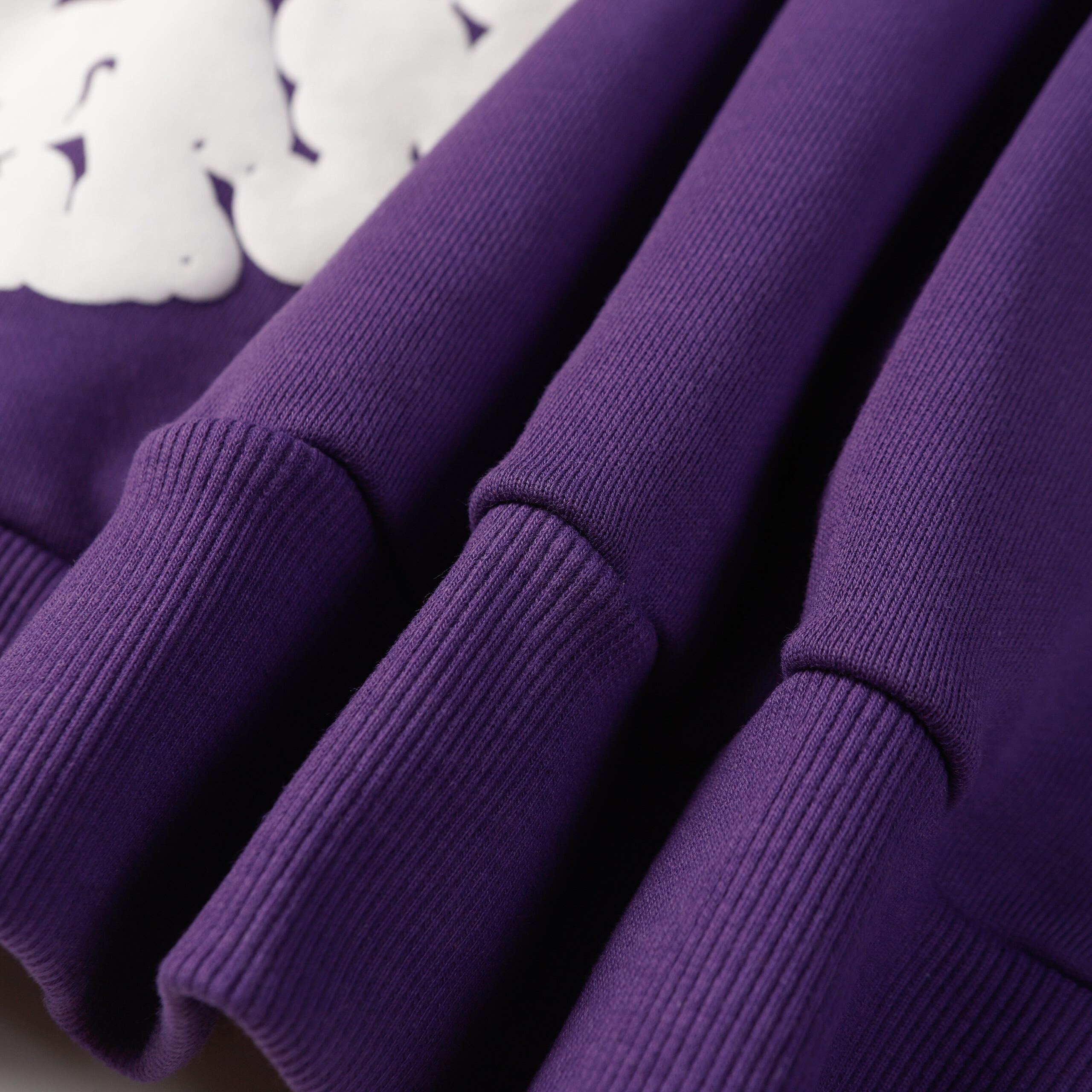 Sudadera Denim Tears "Light Lilac with Flowers" - Imagen 4