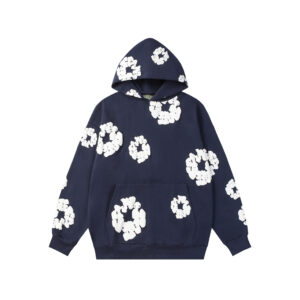 Sudadera Denim Tears "Navy Blue with Flowers"