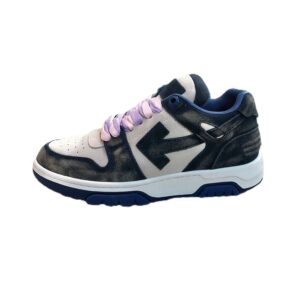 Off White "Faded Bluish Black & White"