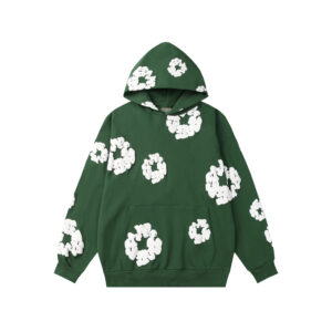 Sudadera Denim Tears "Olive Green with Flowers"