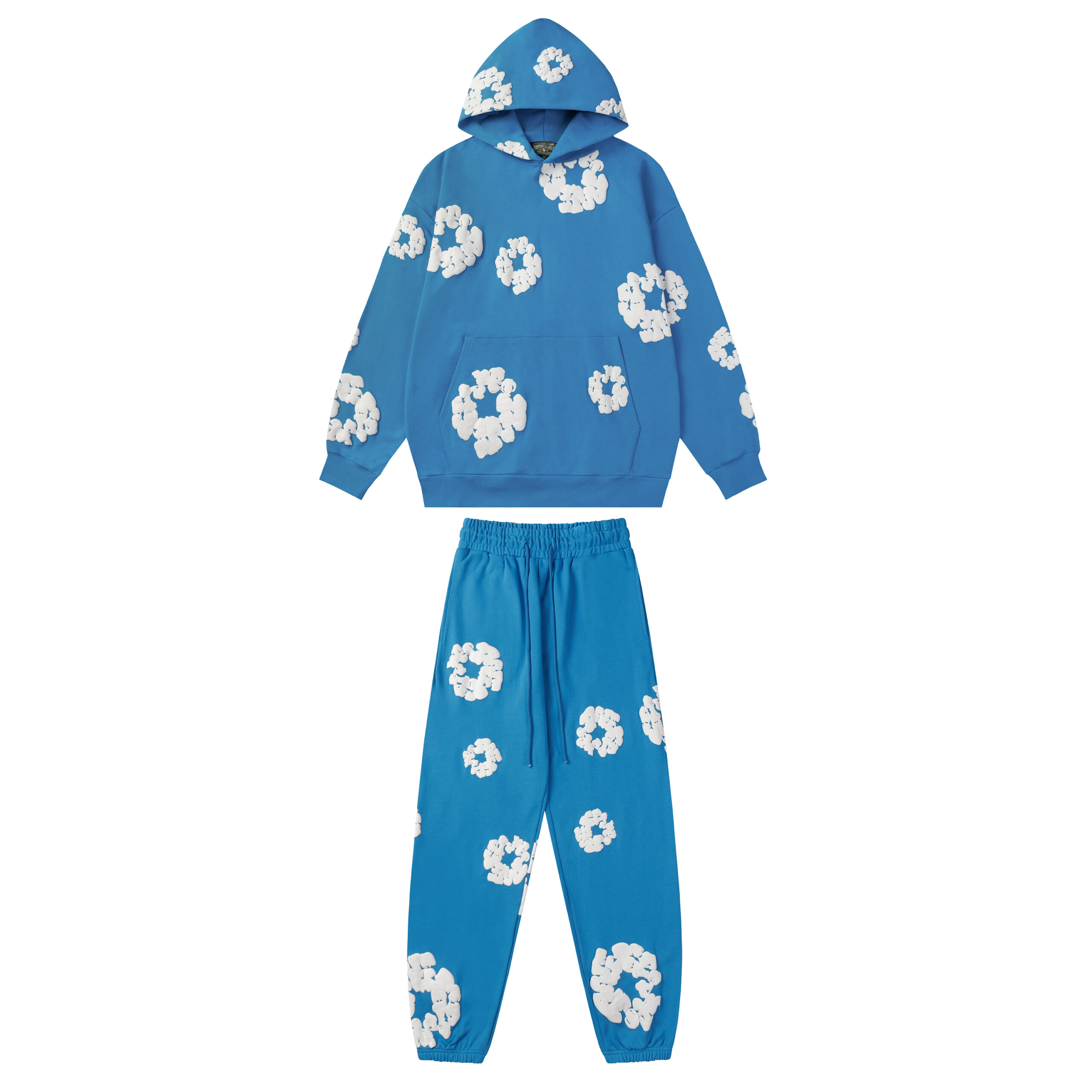Conjunto Denim Tears "Electric Blue Flowers"