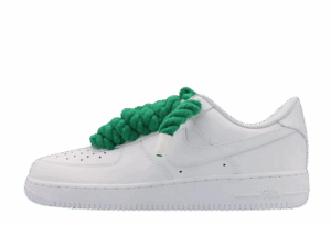 Nike Air Force 1 "White & Green Braid"