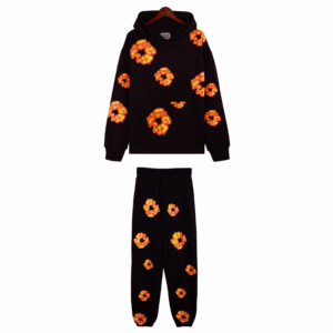 Conjunto Denim Tears "Obsidian Blaze Flowers"