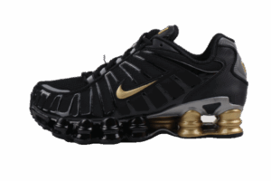 Nike Shox "Black & Gold Details"