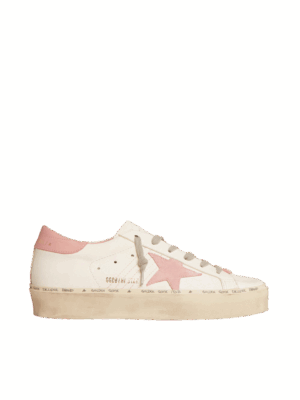 Golden Goose "Hi Star Suede Star & Old Rose Leather Heel"