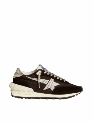 Golden Goose "Marathon Black Ripstop Nylon Upper Silver Star"