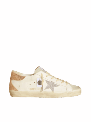 Golden Goose "Super-Star Leather Swarovski Star & Heel"