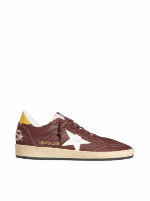 Golden Goose "Ball Star Chocolate Nubuck Leather Star & Heel"
