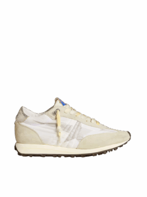 Golden Goose "Marathon White Nylon Upper Silver Star"