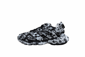 Balenciaga Track «Black/Light Blue Splatter»