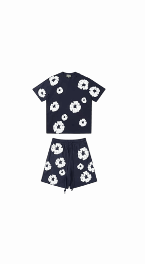 Conjunto Denim Tears Manga C "Dark Blue"