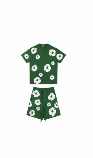 Conjunto Denim Tears Manga C "Green"