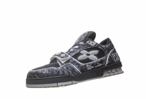Louis Vuitton Trainer Sneaker Low «Black/White Design»