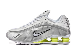 Nike Shox «Metallic Silver and Green»