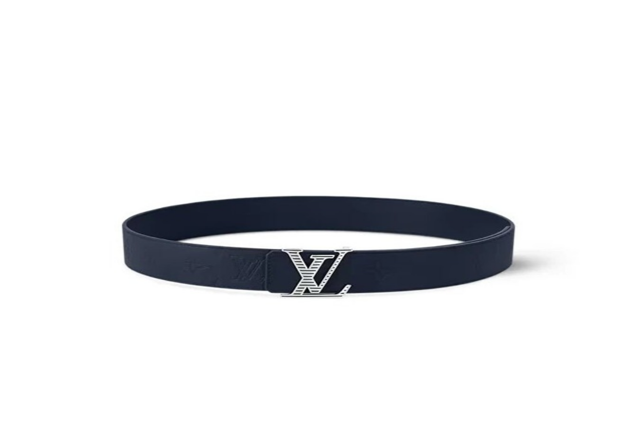 Cinturón Louis Vuitton – «Plain Blue»