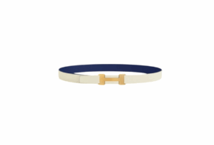 Cinturón Hermes – «Elegant White/Blue»
